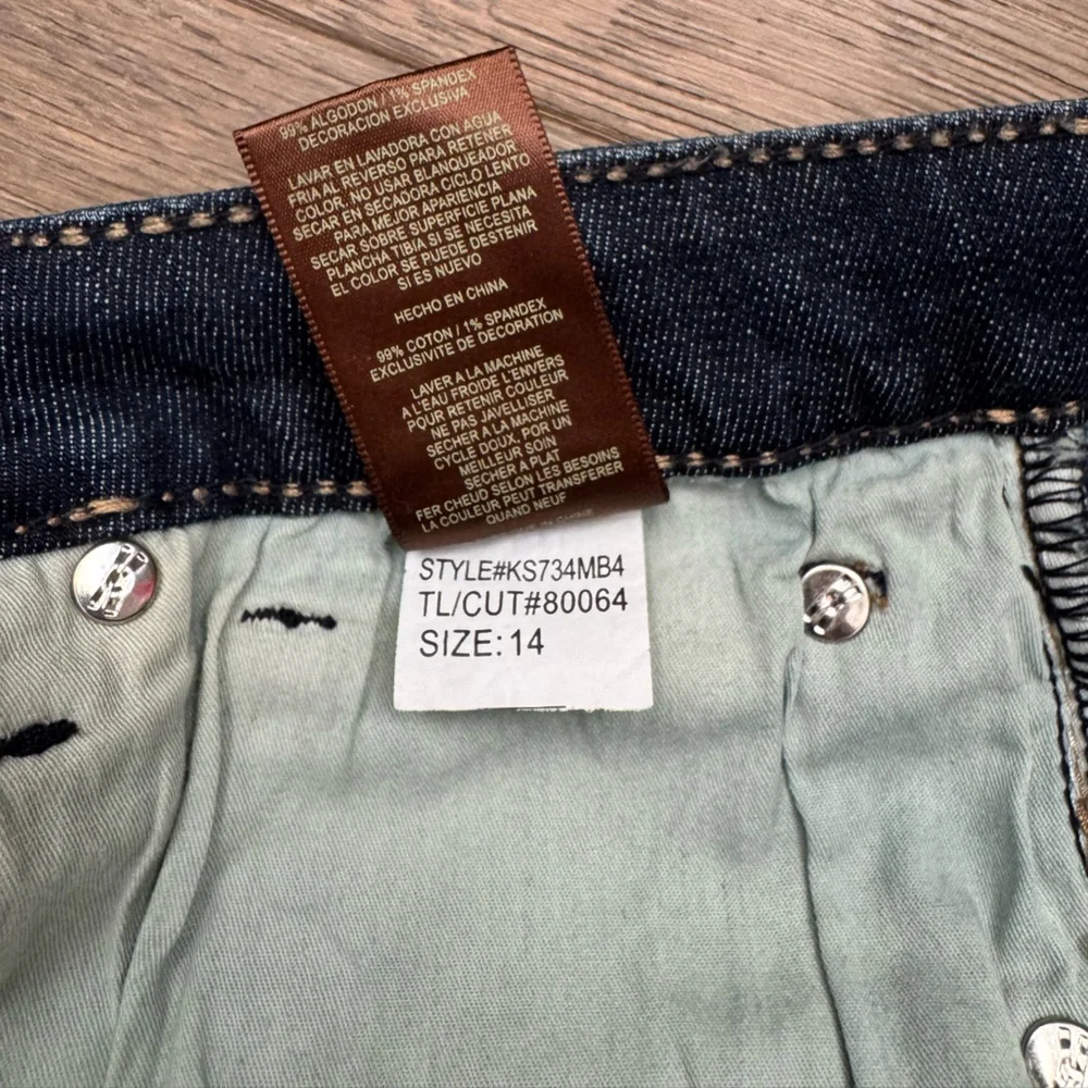 Kut from the Kloth Dark Blue Boyfriend Jeans - Picture 5 of 6